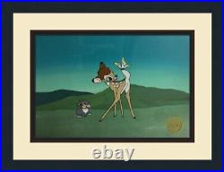 Walt Disney Bambi Limited Edition Sericel Custom Framed