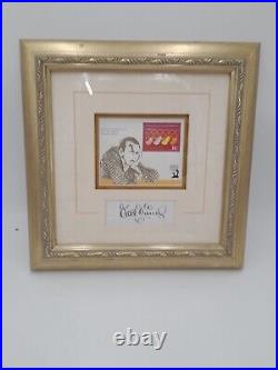 Walt Disney Caricature Fantasia Signature Stamp Framed Art Limited Edition 1997