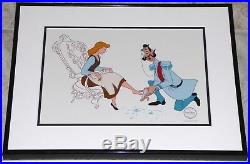 Walt Disney Cinderella Perfect Fit Framed Limited Edition Sericel