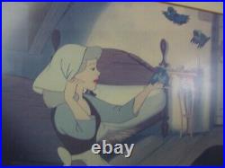 Walt Disney Cinderella Reproduction Original Celluloid Drawing Art Rare Only 100
