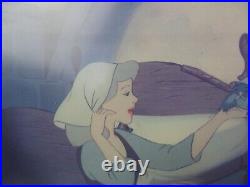 Walt Disney Cinderella Reproduction Original Celluloid Drawing Art Rare Only 100