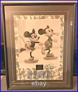 Walt Disney Classic collection framed The Delivery Boy WithDavid Pacheco autograph