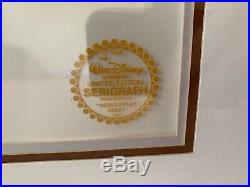 Walt Disney Co. Limited Edition How to Play Golf Goofy Sericel, Framed