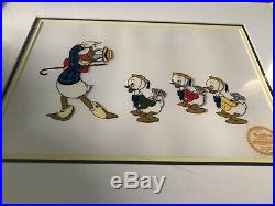 Walt Disney Co. Limited Edition Mr. Duck Steps Out Serigraph Cel, Framed