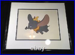 Walt Disney DUMBO Flying High Limited Edition Framed Sericel COA/LE 5000 Print