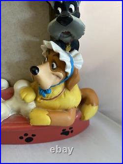 Walt Disney Dogs Characters Big Heavy Figurine Frame Statue (READ)