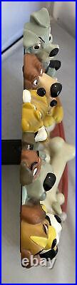 Walt Disney Dogs Characters Big Heavy Figurine Frame Statue (READ)