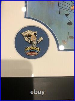 Walt Disney Donald Duck Mickeys Philharmagic Framed Pin Set Magic Kingdom