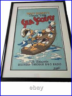 Walt Disney Donald Duck Sea Scouts Signed By The Artist Who Created Chip&Dale