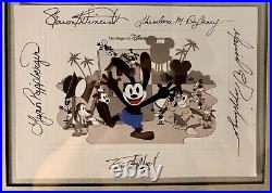 Walt Disney Feature Animation Limited Edition Hand Painted Oswald Cel Framed