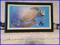 Walt Disney Finding Nemo COA Giclee Crush Hour #69/150 Canvas Framed