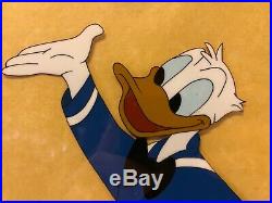 Walt Disney Framed Donald Duck Limited Edition Aniamtion Cel Certified
