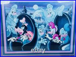 Walt Disney Framed Litho Print Poster Picture Haunted House Ghosts Goofy Donald