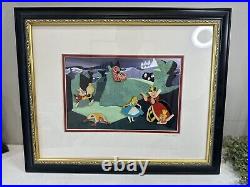 Walt Disney Gallery Exsclusive LE1500 Framed Pin Set Alice In Wonderland