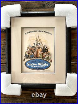 Walt Disney Gallery Snow White 65th Anniversary Framed Pin Set Le 3600