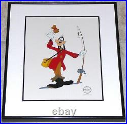 Walt Disney Goofy About Fishing Framed Limited Edition Sericel