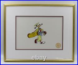 Walt Disney How to Play Golf Goofy Framed Limited Edition Serigraph Cel