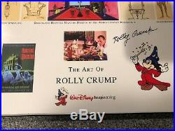 Walt Disney Imagineering Art of Rolly Crump Haunted Mansion SIGNED Frame Display