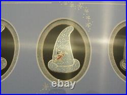 Walt Disney Imagineering Sorcerer Hat Framed Pin Set, D23, Hidden Mickey Frame