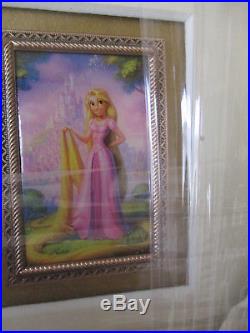 Walt Disney Imagineering WDI Rapunzel Tangled EXTREMELY RARE Pin Frame Set