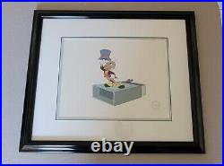 Walt Disney Jiminy Cricket Pinocchio Sericel Serigraph Framed LE 2500 RARE WDW