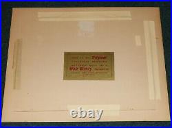 Walt Disney Lady And The Tramp 1955 Original Gold Label Production Cel Framed