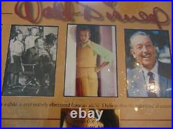 Walt Disney Life Pictures Framed Cast Member Exclusive Ltd Edition 375/1000