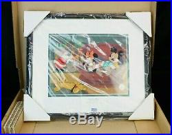 Walt Disney Limited Edition 2500 Framed Sericel Not Even a Mouse with COA Mickey