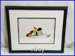 Walt Disney Limited Edition Pinocchio Serigraph Cel Framed Art FREE USA SHIP