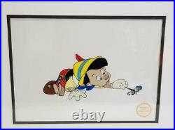 Walt Disney Limited Edition Pinocchio Serigraph Cel Framed Art FREE USA SHIP