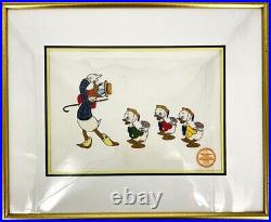 Walt Disney Limited Edition Serigraph Cel 1940 Mr Duck Steps Out framed