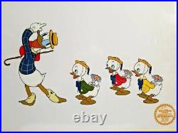 Walt Disney Limited Edition Serigraph Cel 1940 Mr Duck Steps Out framed