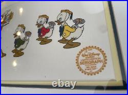 Walt Disney Limited Edition Serigraph Cel 1940 Mr Duck Steps Out framed with COE