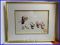 Walt Disney Limited Edition Serigraph Framed, Mr. Duck Steps Out withCertificate