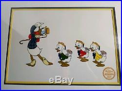 Walt Disney Limited Edition Serigraph Framed, Mr. Duck Steps Out withCertificate