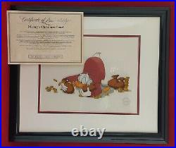 Walt Disney Ltd Ed Sericel Print Mickeys Christmas Carol CoA 5008 OA