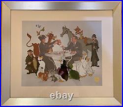 Walt Disney Mary Poppins A Supercalifragilistic Tea Party LE 500 Sericel Framed