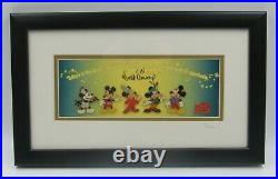 Walt Disney Mickey Millennium Framed Pin Set with COA Limited Edition
