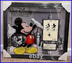 Walt Disney Mickey Mouse 1929 Patent Replica Framed Print Photograph BRAND NEW