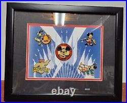 Walt Disney Mickey Mouse Club 5 Pin Set Framed 315/1000 COA