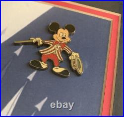 Walt Disney Mickey Mouse Club 5 Pin Set Framed 45th Dumbo Donald 697/1000 COA