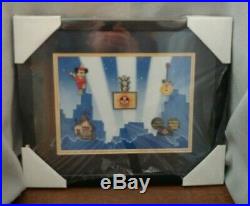 Walt Disney Mickey Mouse Club 5 Pin Set Framed Honoring the 45th Anniversary LE