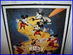 Walt Disney Mickey Mouse Generations Then And Now Framed Poster #88002 20x16