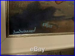 Walt Disney Mickey Mouse Jim Warren Dream Maker 63/195 Giclee on Canvas Framed