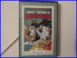 Walt Disney Mickey Mouse Vintage Movie Posters Framed Lot of 10 8' x 5