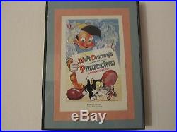 Walt Disney Mickey Mouse Vintage Movie Posters Framed Lot of 10 8' x 5