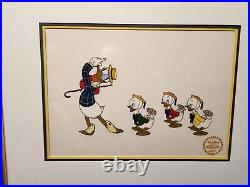 Walt Disney Mr. Duck Steps Out Framed Limited Edition Serigraph Cel