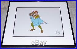 Walt Disney Peter Pan And Wendy Framed Limited Edition Sericel