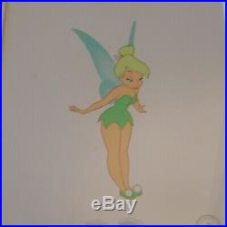 Walt Disney Peter Pan Tinkerbell Sericel Cel Framed Limited Edition 2500 Le