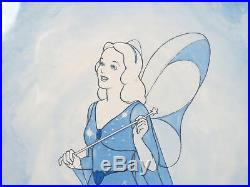 Walt Disney Pinocchio Blue Fairy Aquatint Framed Art Print David Pacheco Signed